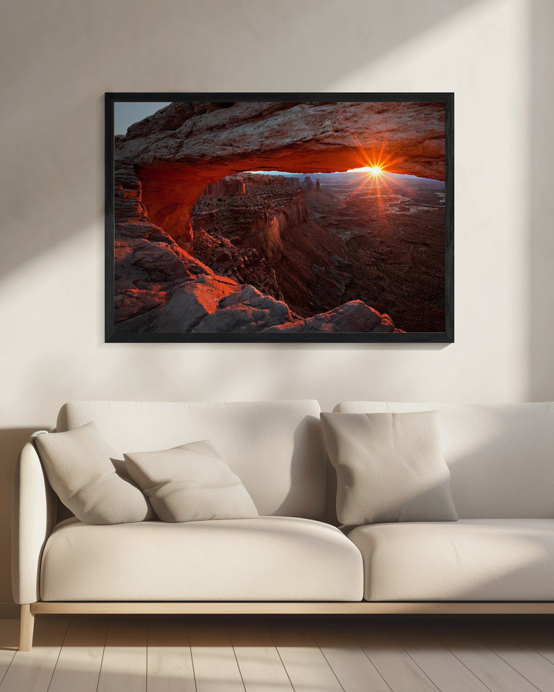 Mesa Arch Sunrise - Poster / Art Print - interiör