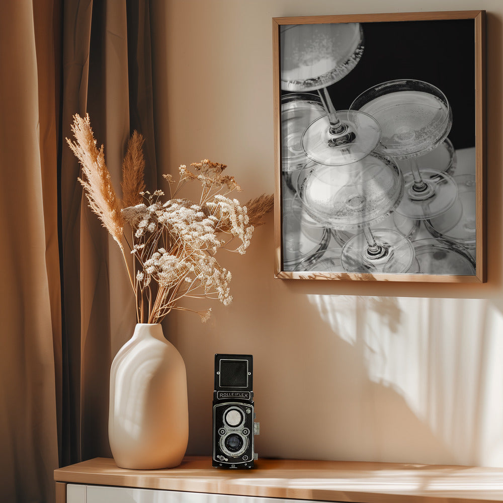 Champagne tower_5 - Poster / Art Print - interiör