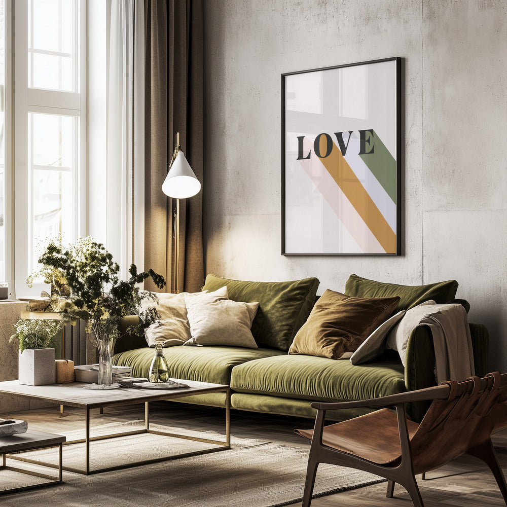 Love - Poster / Art Print - interiör