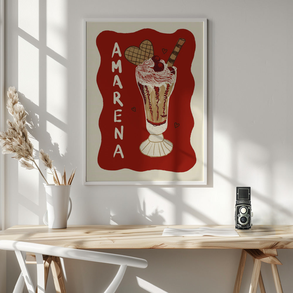 Amarena - Poster / Art Print - interiör