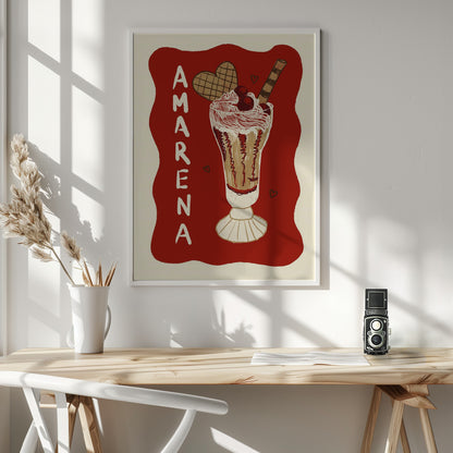 Amarena - Poster / Art Print - interiör