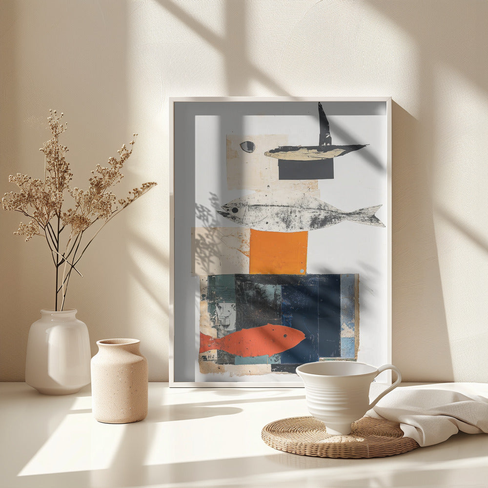 The Fishes - Poster / Art Print - interiör