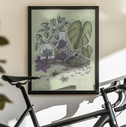 Magical Terrariums - Poster / Art Print - interiör