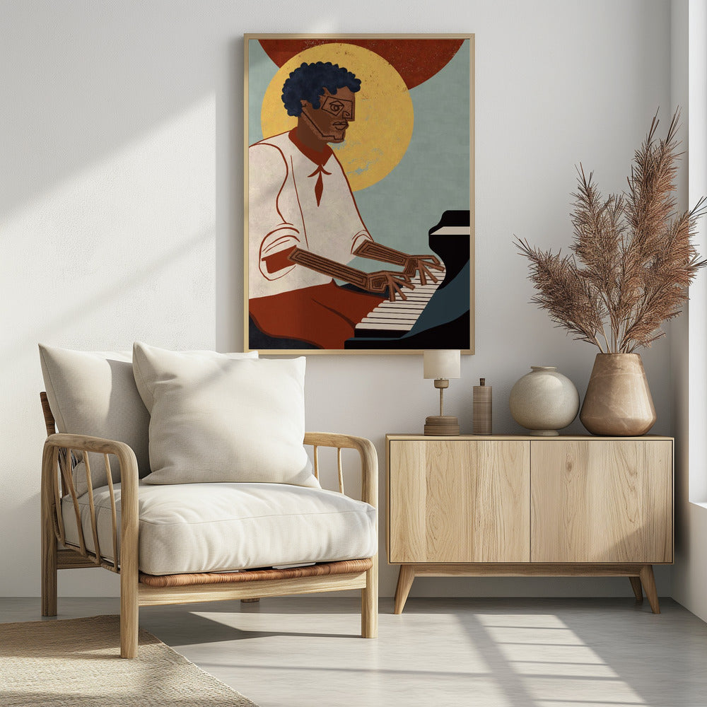 MUSICIAN GUY VIII - Poster / Art Print - interiör