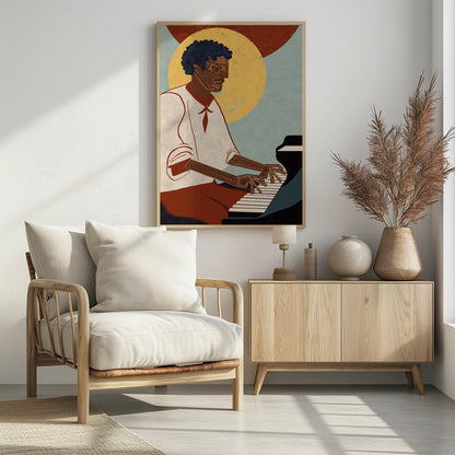 MUSICIAN GUY VIII - Poster / Art Print - interiör