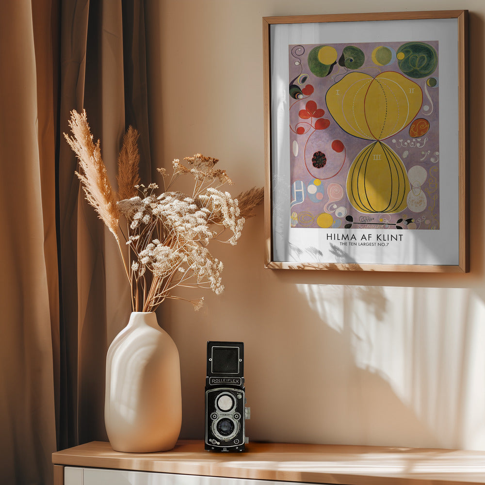 The Ten Largest No.7 Poster - Poster / Art Print - interiör