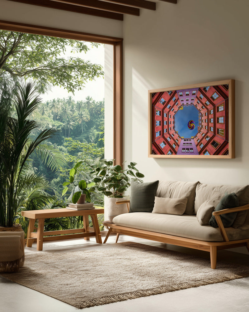 Shapes and Swirls - Poster / Art Print - interiör