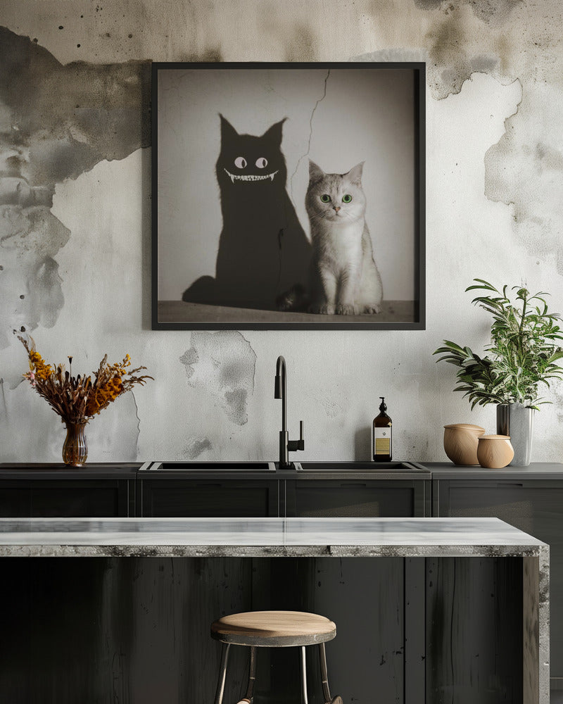 The Shadow Smiles to You - Poster / Art Print - interiör