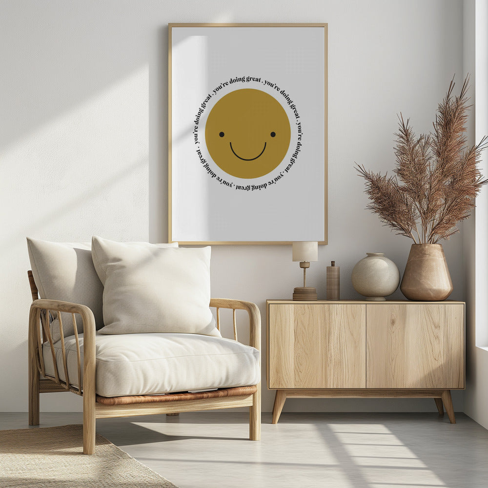 You're Doing Great - Poster / Art Print - interiör