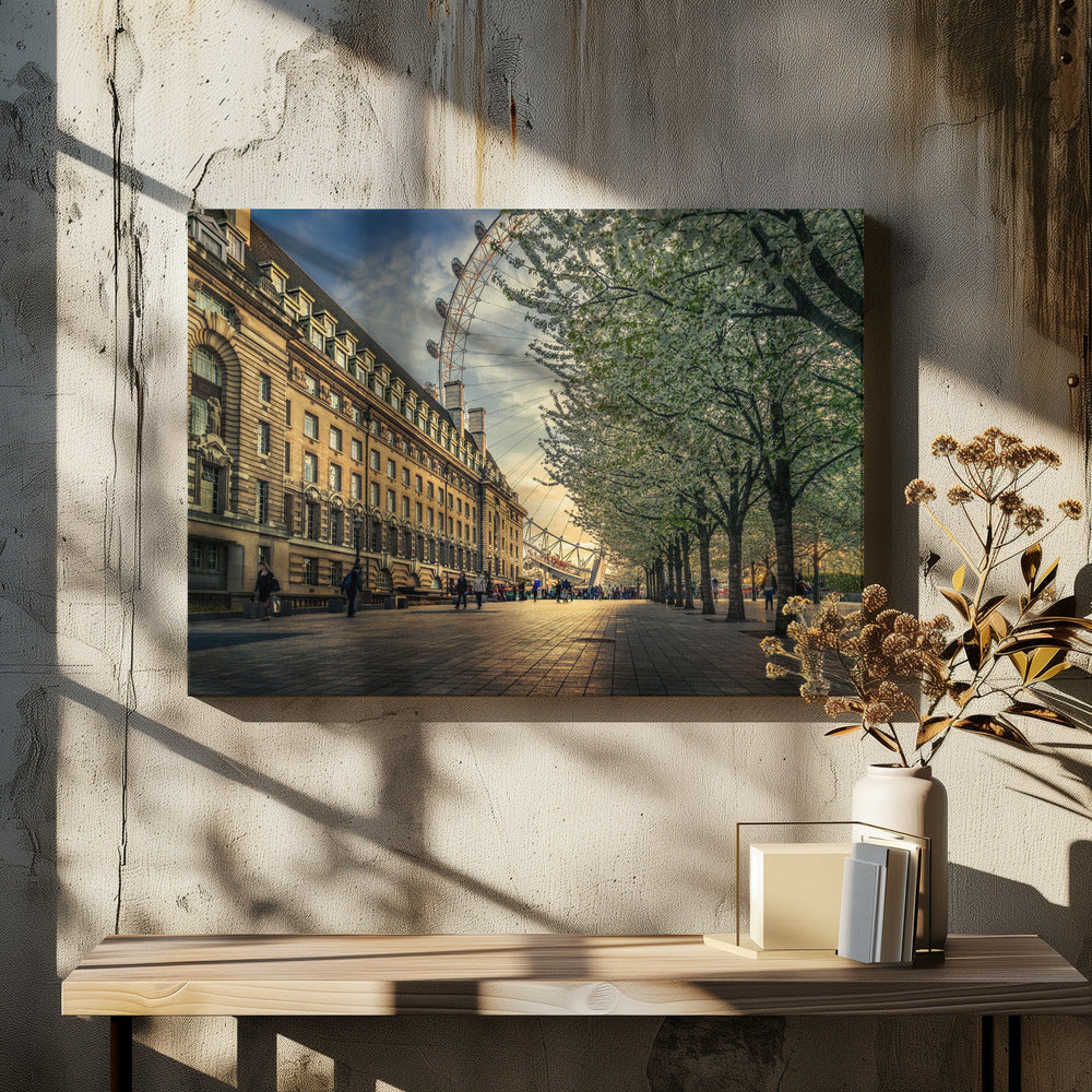 Last Daylights at the London Eye - Poster / Art Print - interiör