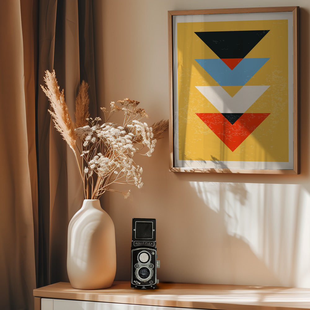 Minimal Abstract Shapes Series #8 - Poster / Art Print - interiör