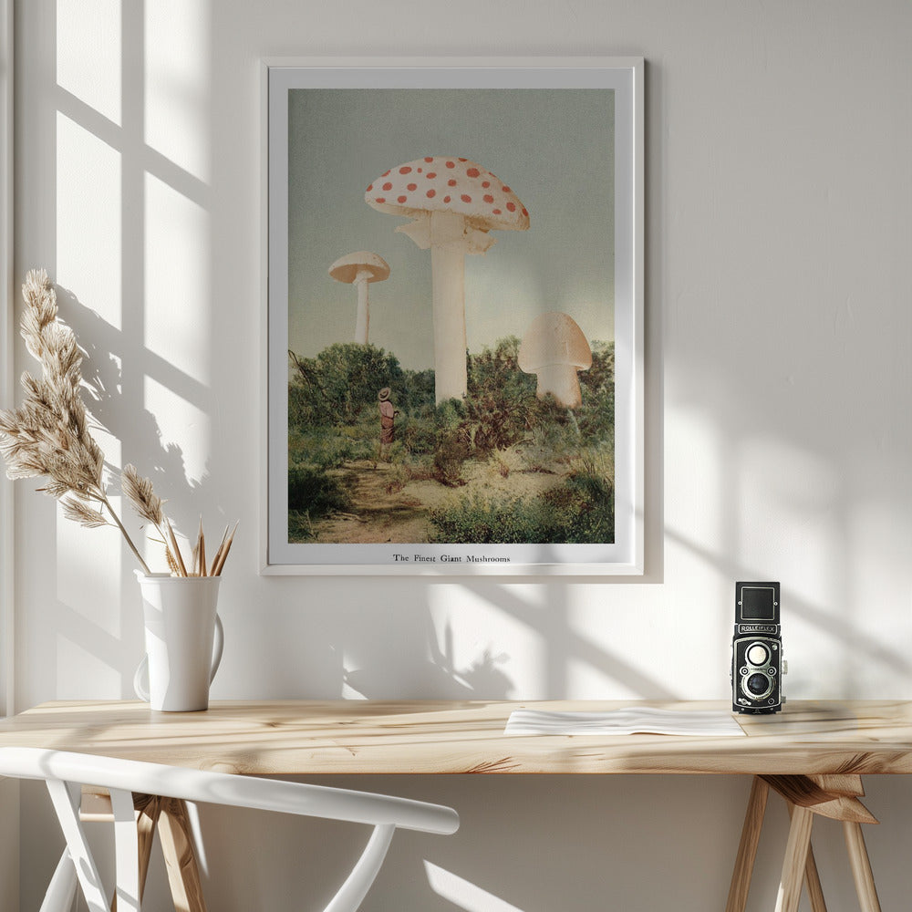 The Finest Giant Mushroom - Poster / Art Print - interiör