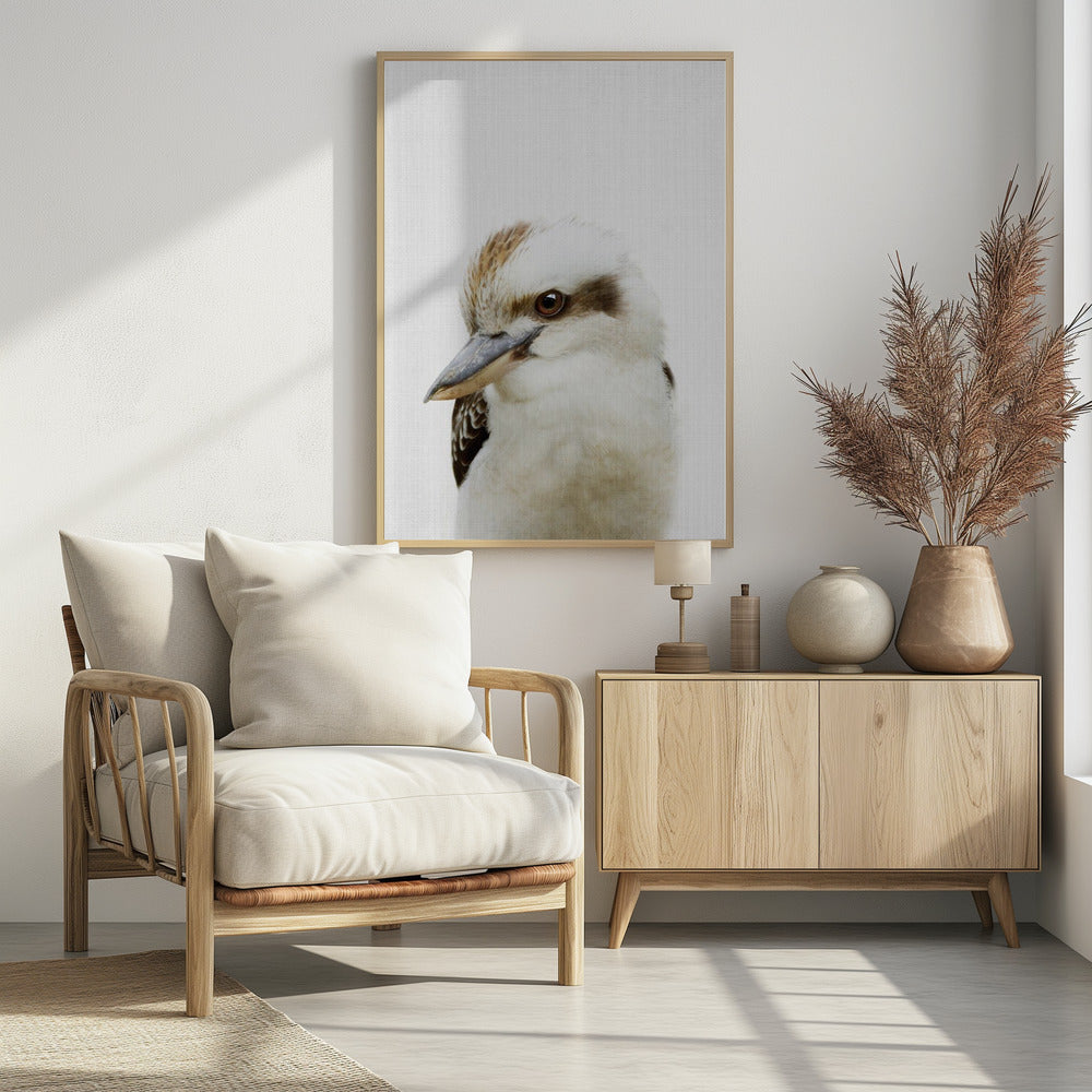 Peekaboo Kookaburra - Poster / Art Print - interiör