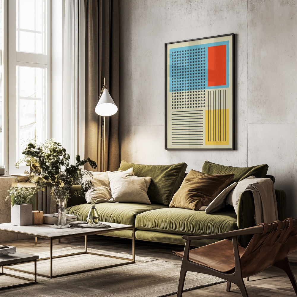 Geometric Expression #3 - Poster / Art Print - interiör
