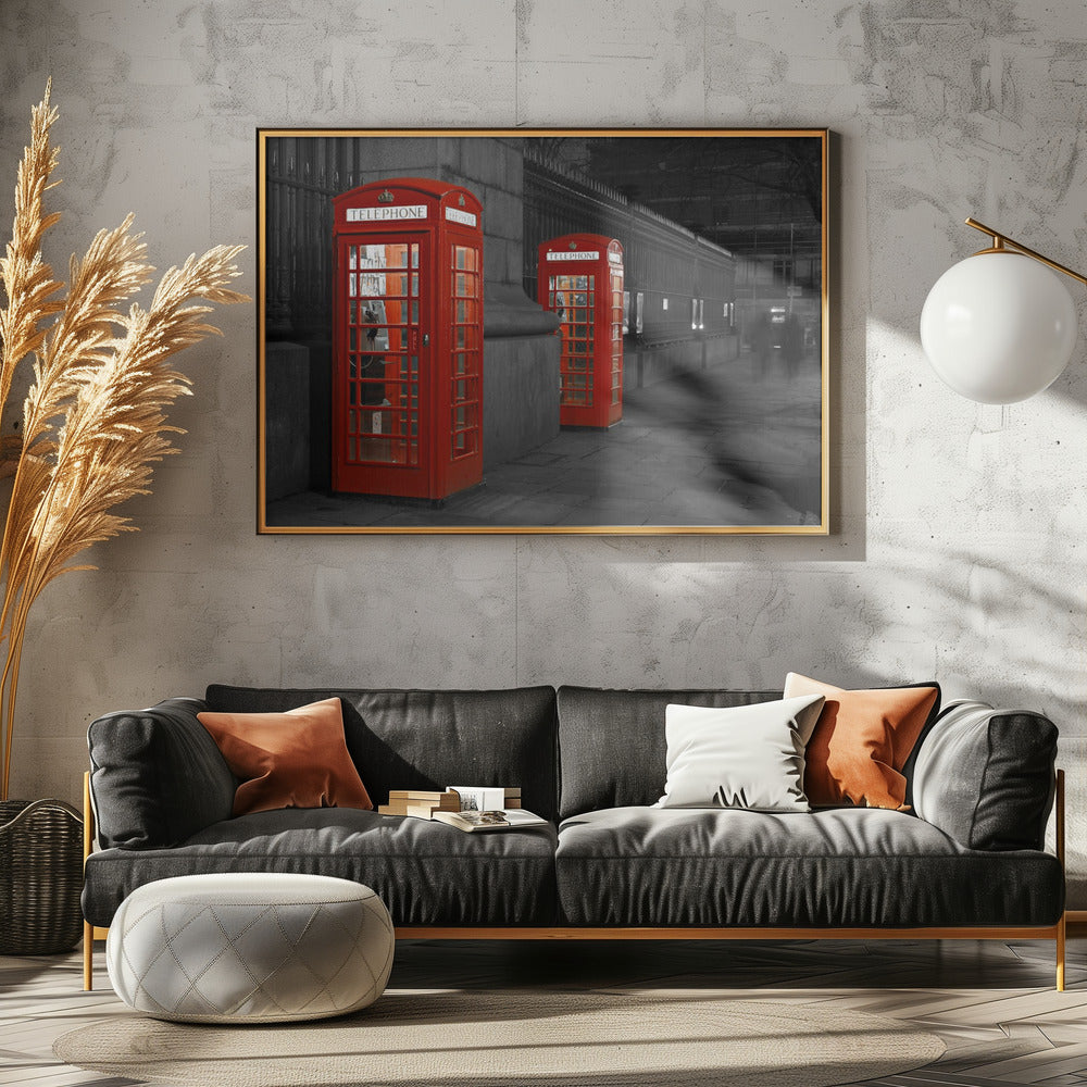 Phone to a Ghost? - Poster / Art Print - interiör