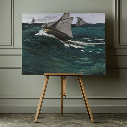 The Green Wave (1866–1867) - Poster / Art Print - interiör