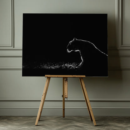 Tiger in the dark - Poster / Art Print - interiör