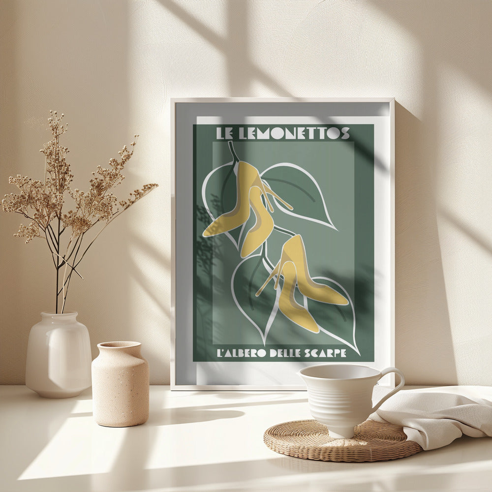 Shoe tree 2 - Poster / Art Print - interiör