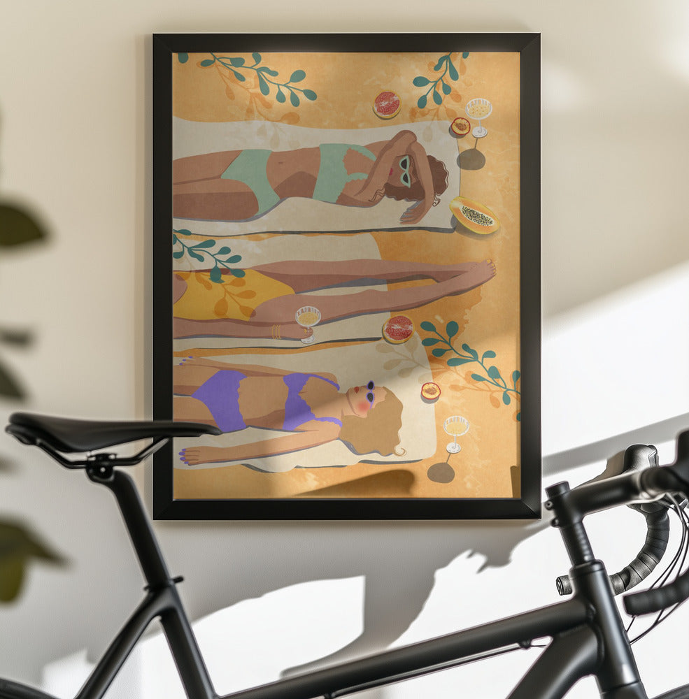 Summer Girls - Poster / Art Print - interiör