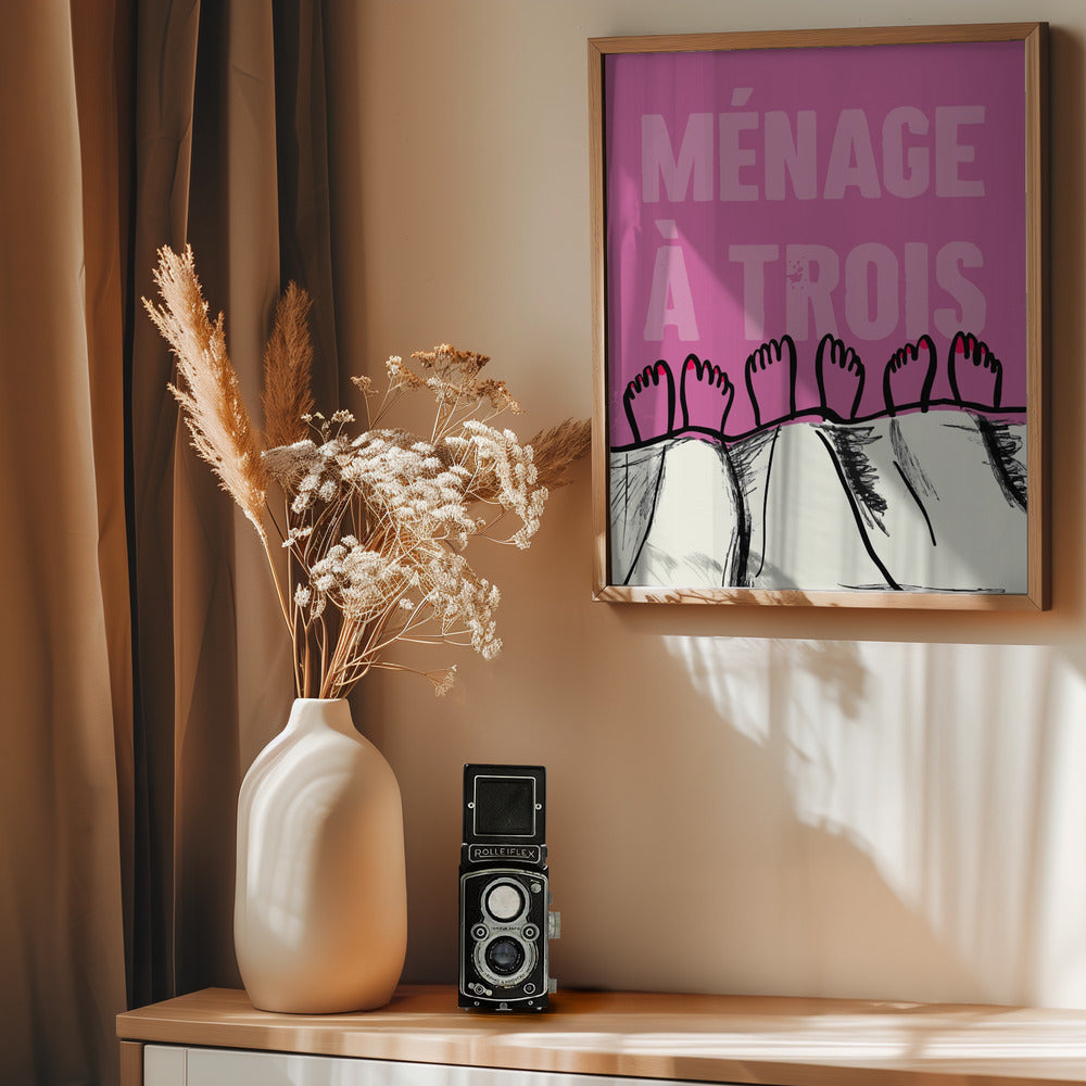 Three's Company - Poster / Art Print - interiör
