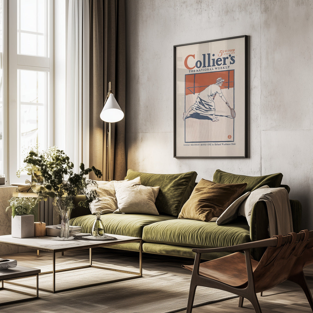 Collier's, the National Weekly, Eagle Shannon Ropes One - Poster / Art Print - interiör
