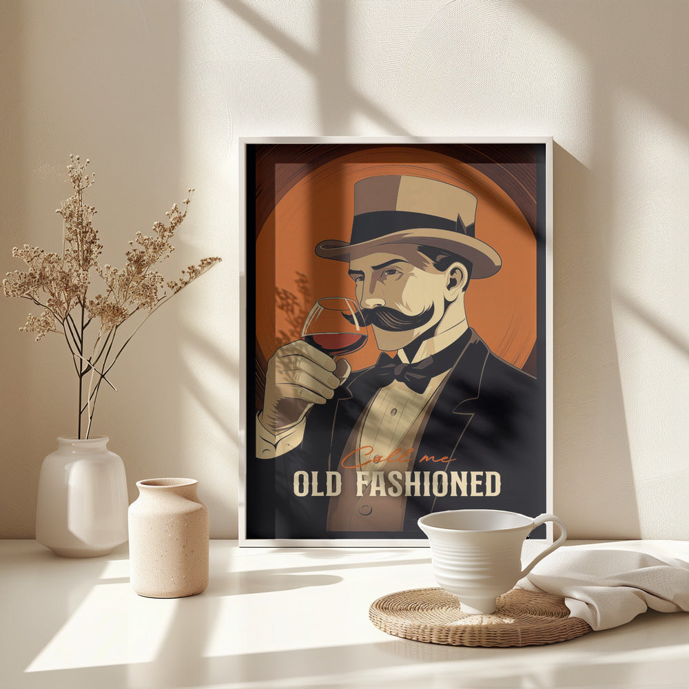 Call Me Old Fashioned - Poster / Art Print - interiör