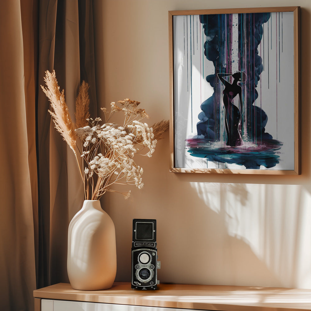 Waterfall - Poster / Art Print - interiör