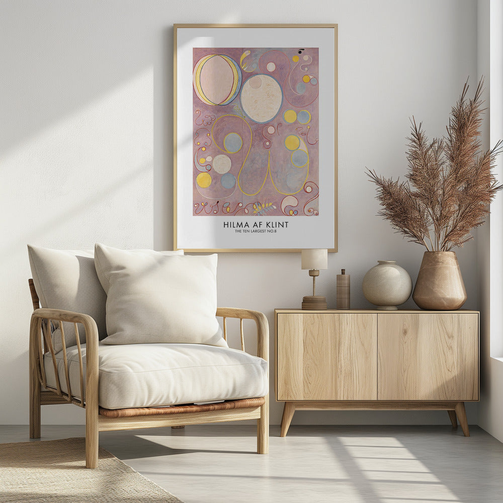 The Ten Largest No.8 Poster - Poster / Art Print - interiör