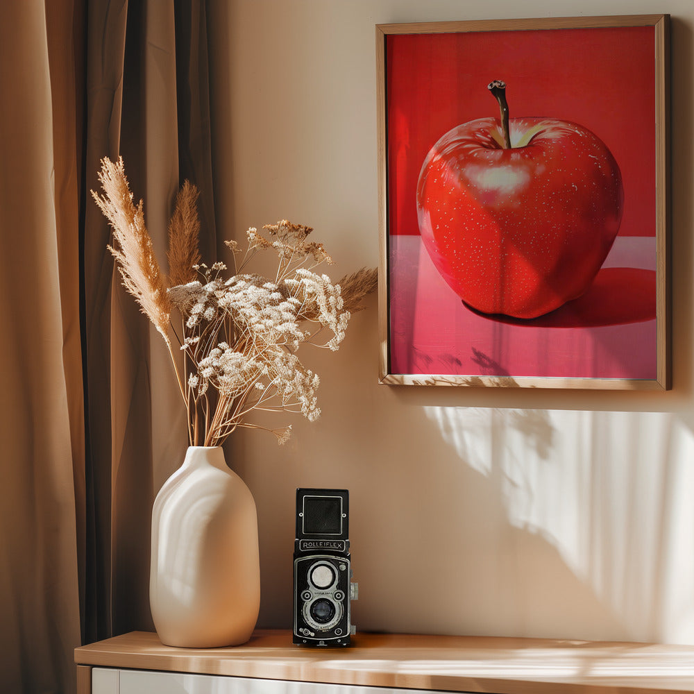 Red Apple - Poster / Art Print - interiör