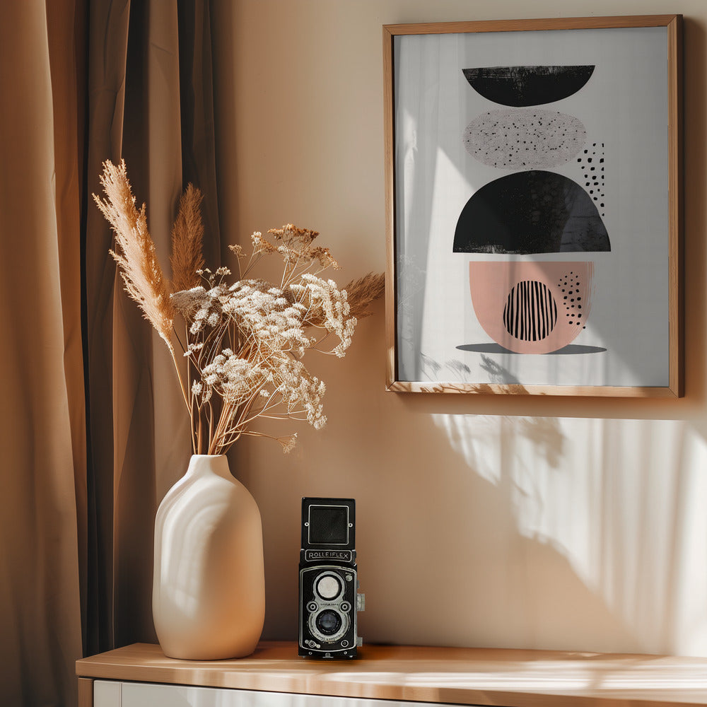 Abstract Minimalist Shapes No 7 - Poster / Art Print - interiör
