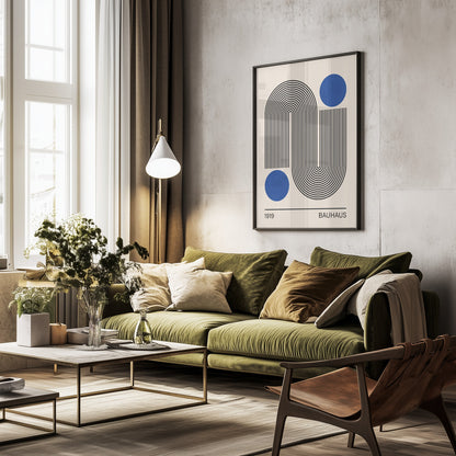 Bauhaus art 2 - Poster / Art Print - interiör