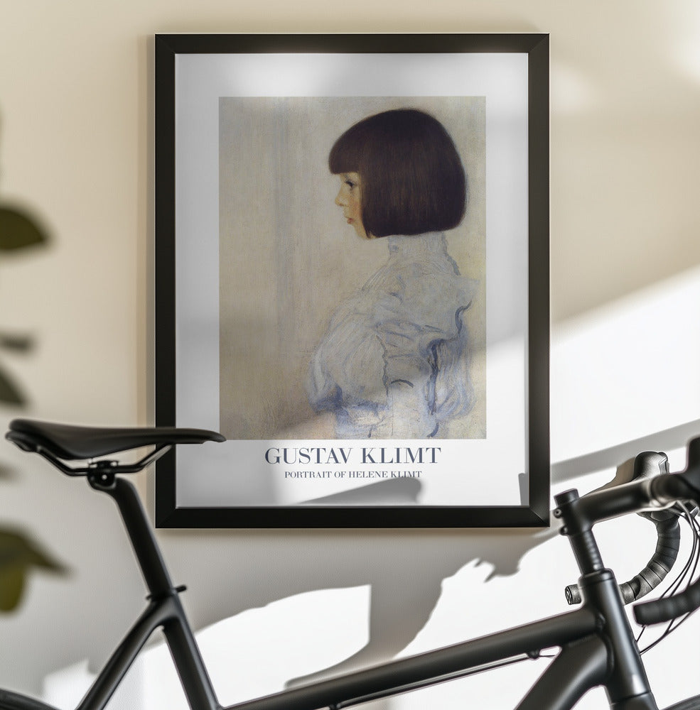 Portrait of Helene Klimt (1898) Poster - Poster / Art Print - interiör