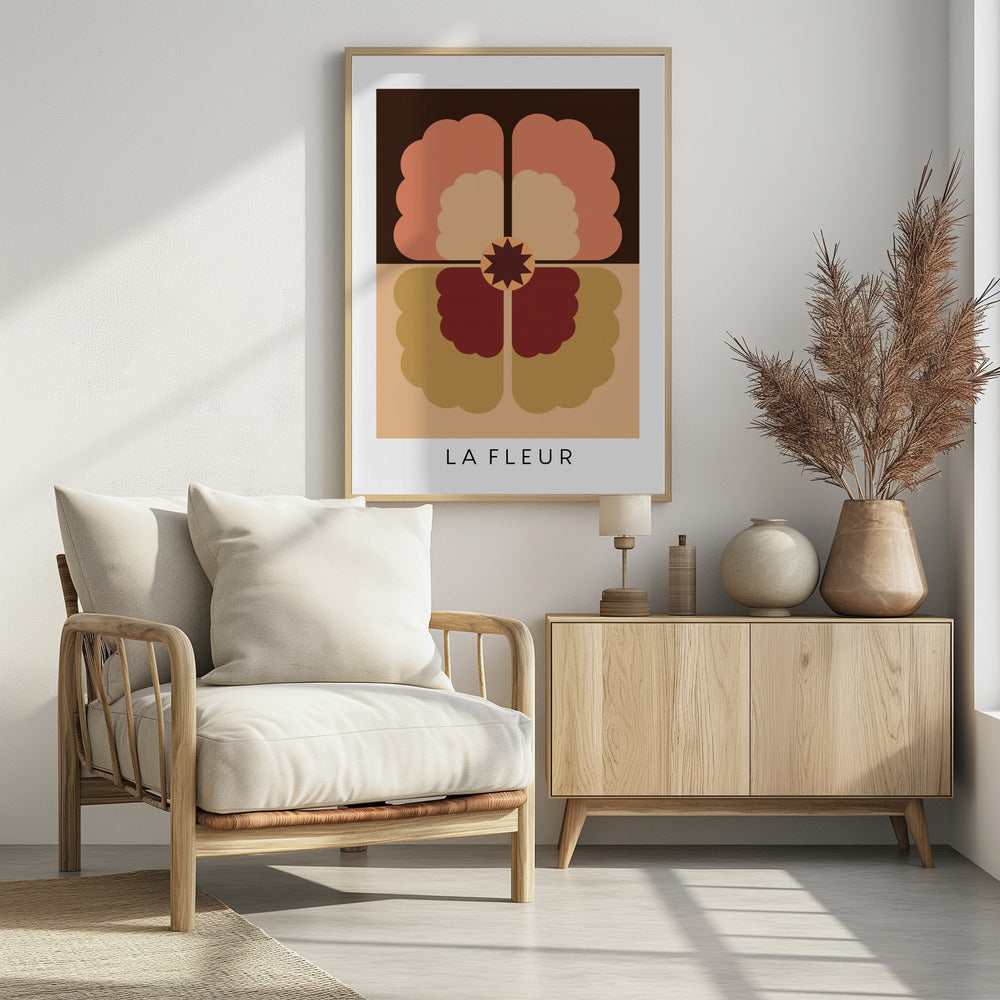 La Fleur - Poster / Art Print - interiör