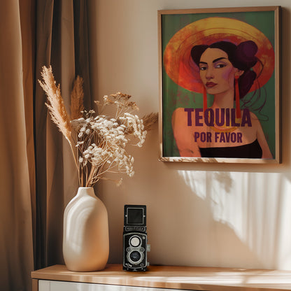 Tequila Por Favor - Poster / Art Print - interiör