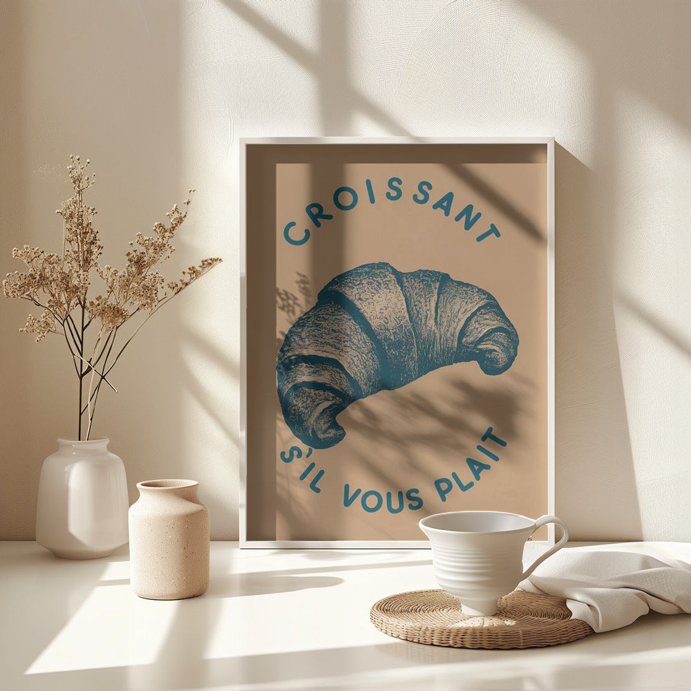 Croissant - Poster / Art Print - interiör