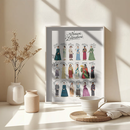 Women of Literature - Poster / Art Print - interiör