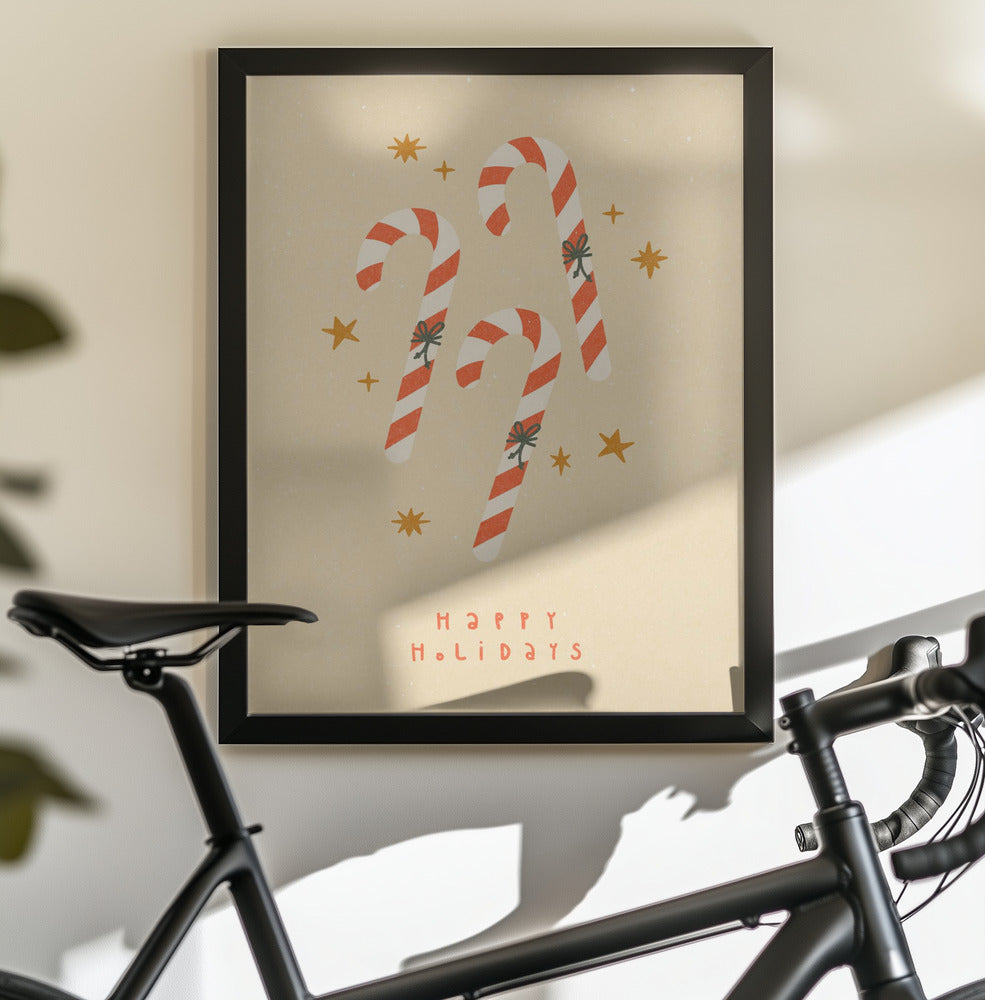 Candy Cane - Poster / Art Print - interiör