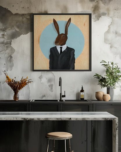 David Lynch Rabbit - Poster / Art Print - interiör