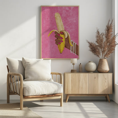 Banana - Poster / Art Print - interiör