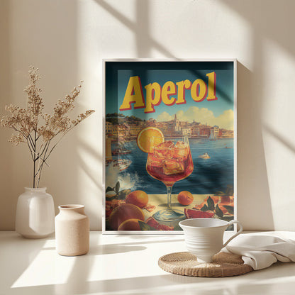 Aperol Vintage Commercial - Poster / Art Print - interiör