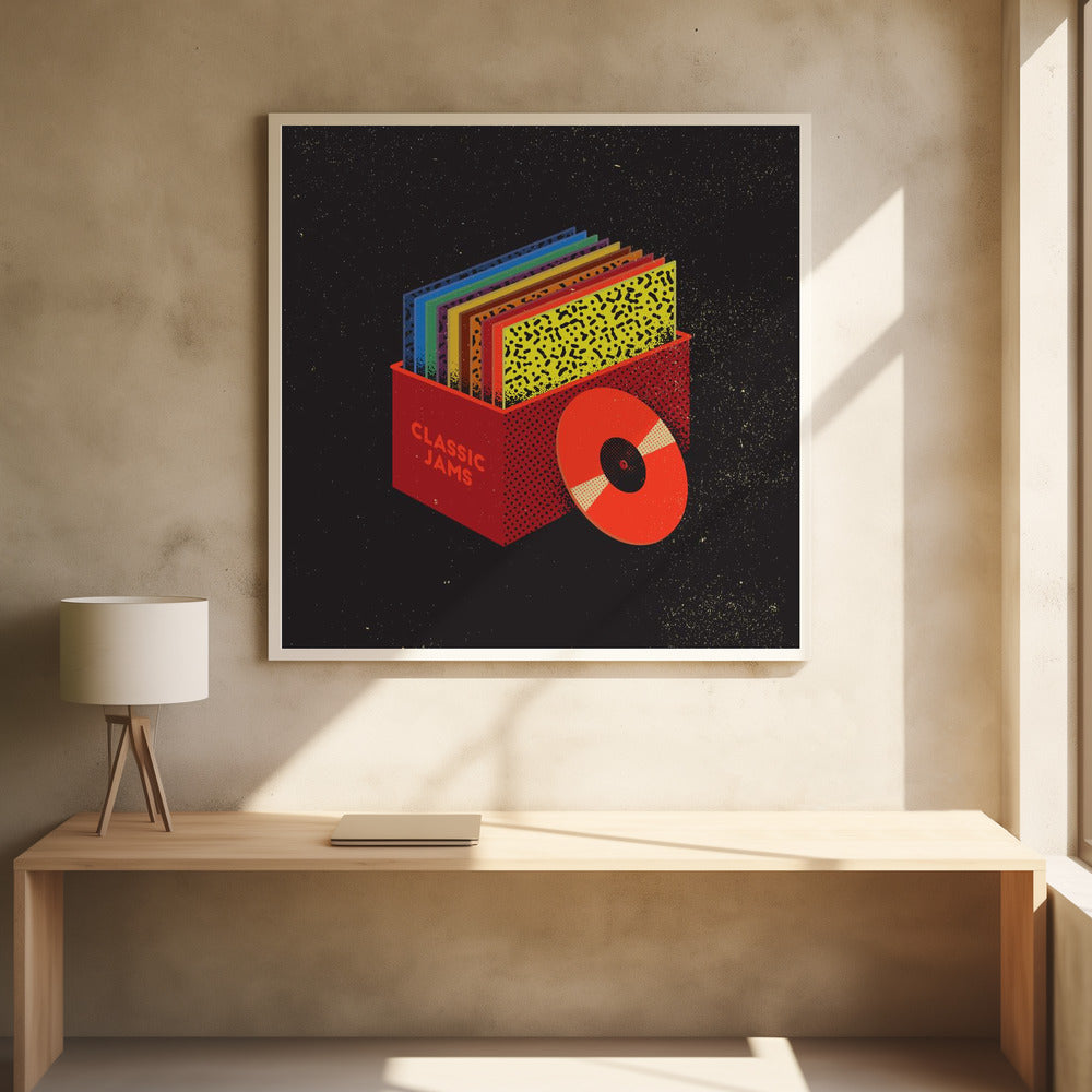 Classic Jams - Poster / Art Print - interiör