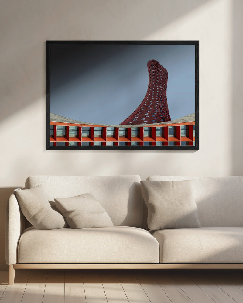 The Red Tower - Poster / Art Print - interiör