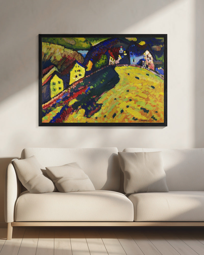 Houses At Murnau (1909) - Poster / Art Print - interiör