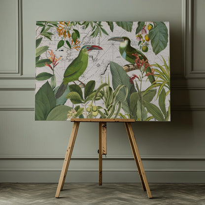 Parrots Nostalgic Journey 3 - Poster / Art Print - interiör