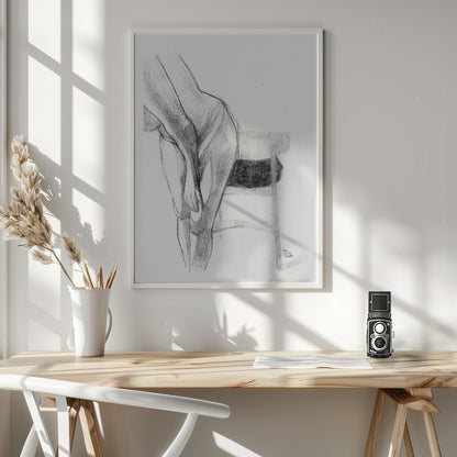 Inbetween poses - Poster / Art Print - interiör