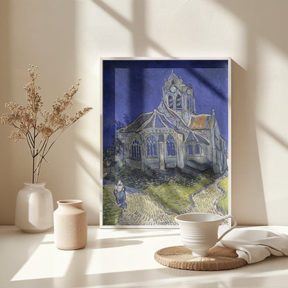 Vincent Van Gogh's the Church At Auvers (1890) - Poster / Art Print - interiör