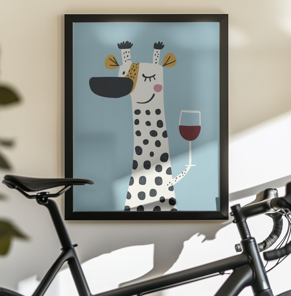 Cute Cartoon Cheers No 1 - Poster / Art Print - interiör