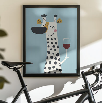 Cute Cartoon Cheers No 1 - Poster / Art Print - interiör