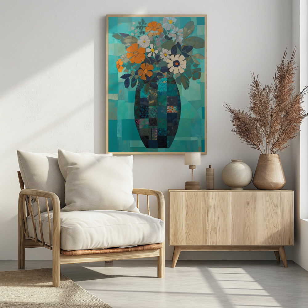 Abstract Vase No 15 - Poster / Art Print - interiör
