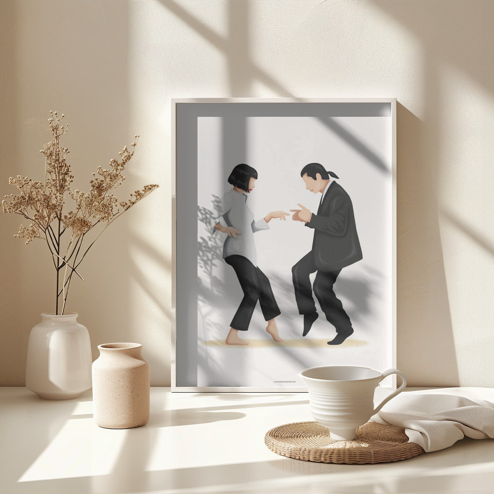 Pulp Fiction - Poster / Art Print - interiör